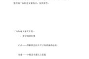 策划文案(策划文案模版)