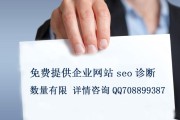 免费网站seo诊断(seo免费诊断联系方式)