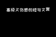 文案短句伤感(文案短句伤感爱情)