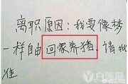 最简单的个人辞职原因
:辞职书怎么写最简单？