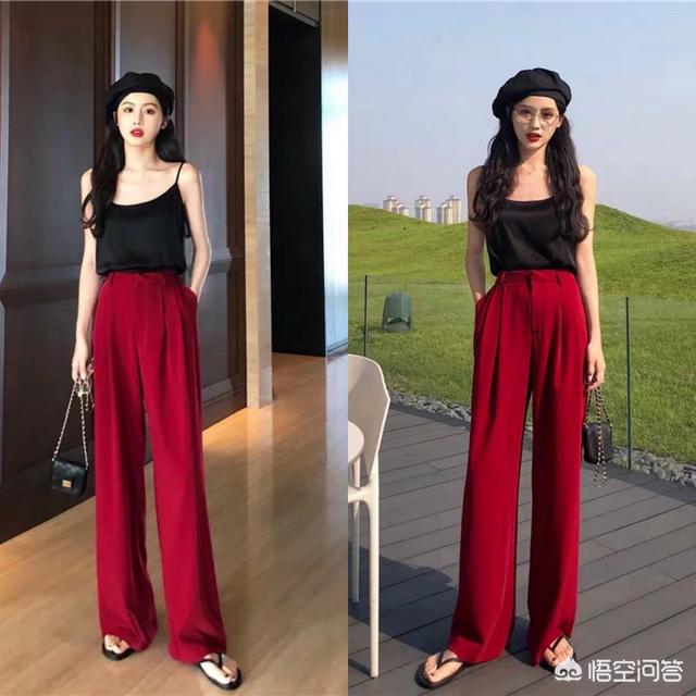 女装宽松毛衣
:宽松裤配搭什么上衣好看？