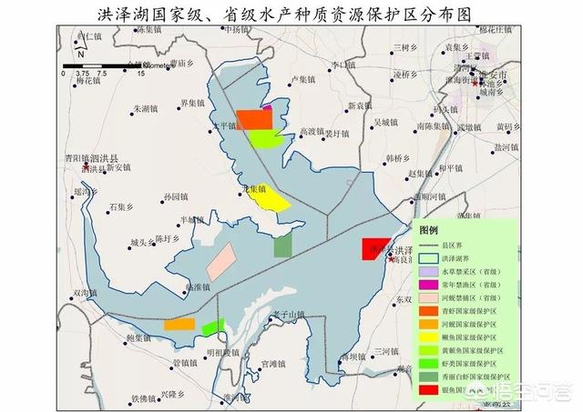 洪泽湖在哪个省
:洪泽湖这么大，为何只归属于江苏？