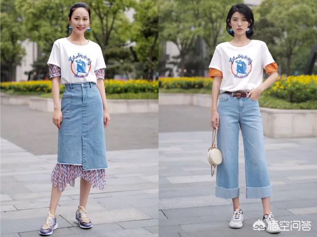 有个性的t恤
:基础入门的白T恤怎样搭配不单调有个性？