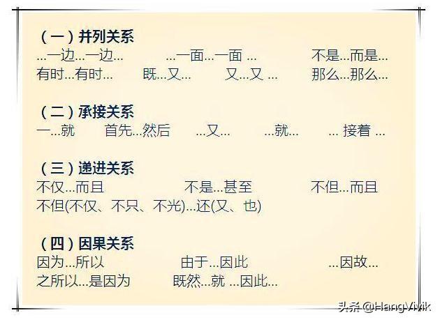 小学关联词大全
:一至三年级的关联词有哪些？