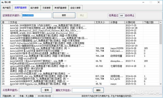 百度关键字
:百度网盘在哪里搜索资源？