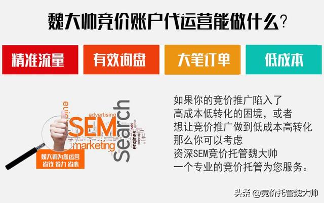 百度推广托管
:现在越来越多的中小企业在做百度推广的时候选择竞价托管了吗，为什么？