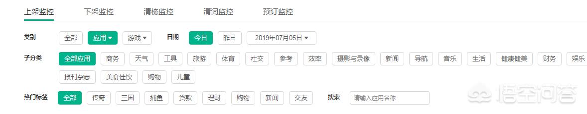aso114
:哪里可以看到每个行业每天新出的APP？