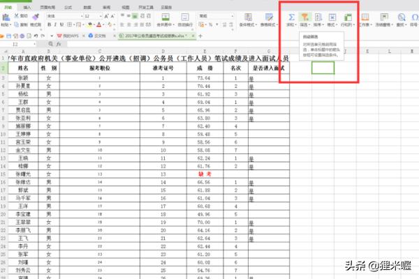 wps筛选
:如何使用WPS的EXCEL表格中的筛选功能？