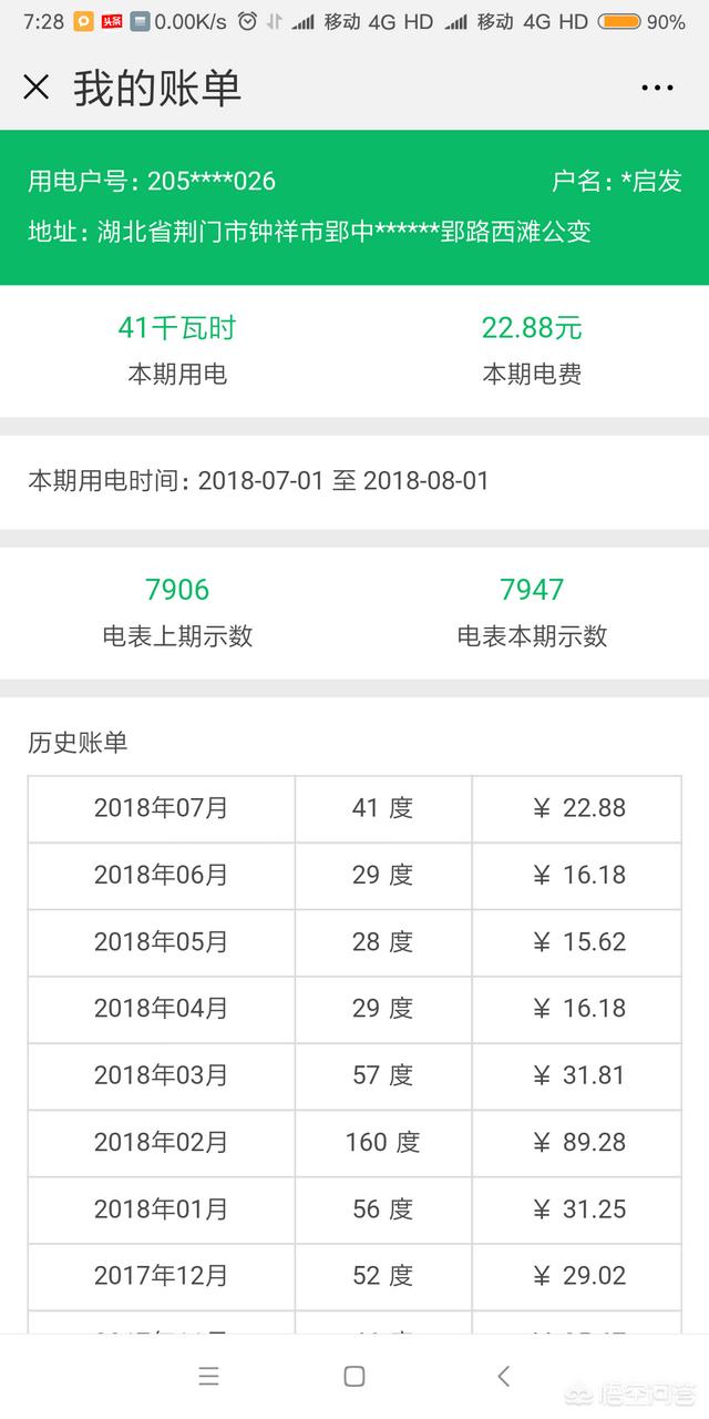 电费明细查询
:电费账单怎么查询？