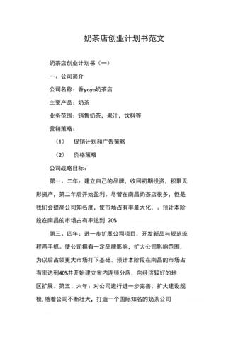 策划书范文案例