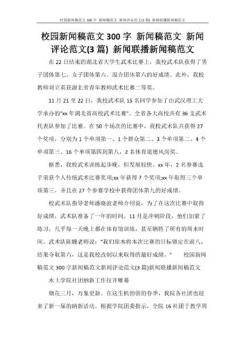 新闻稿写作