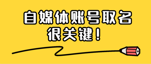 高端一点的自媒体名字