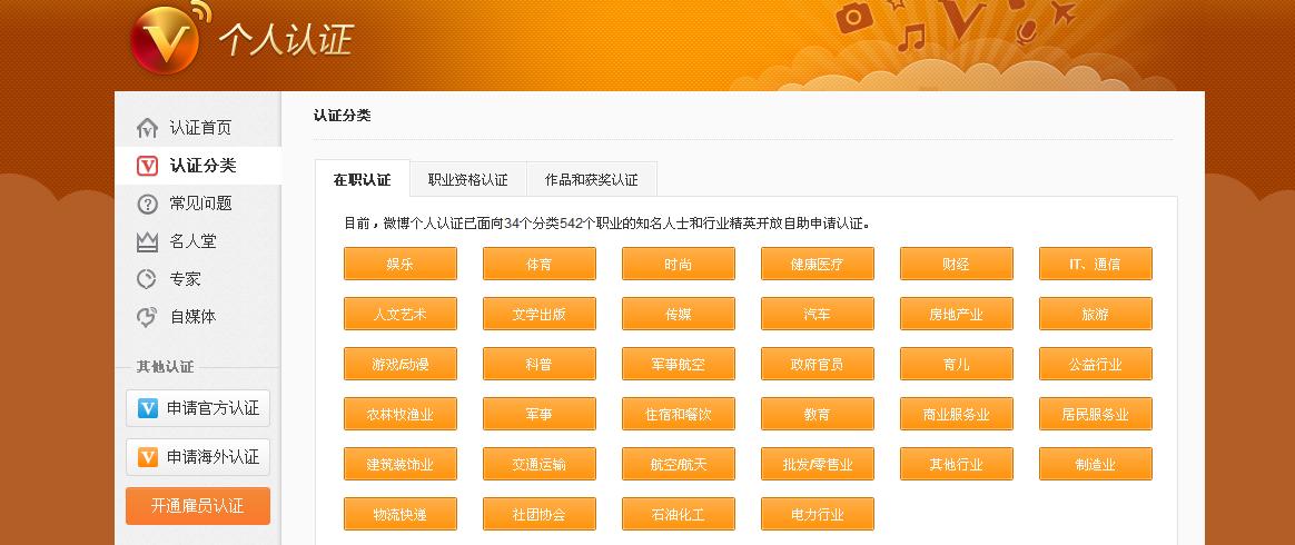 橙v认证有什么用