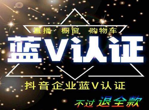 抖音蓝v认证