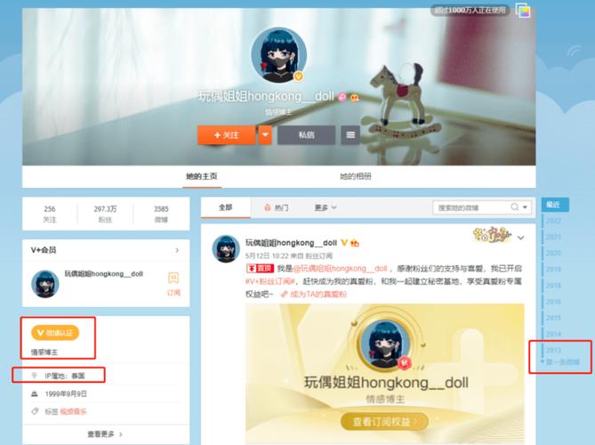 微博黄v成品号出售