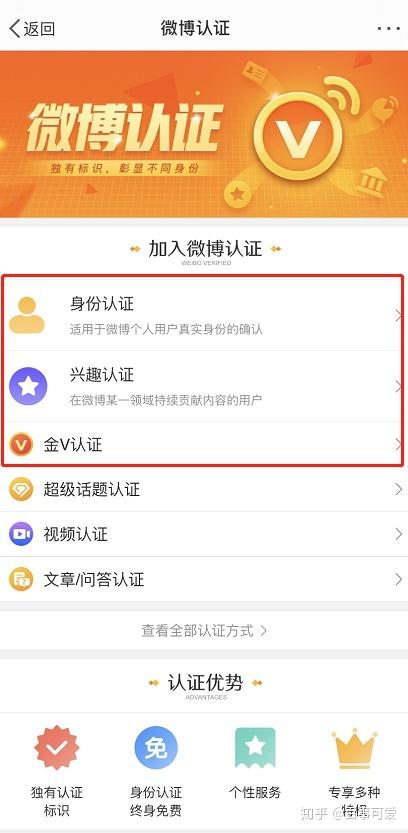 微博里的黄v是什么
