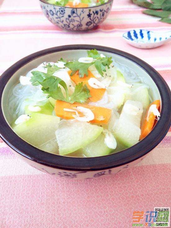 虾皮冬瓜汤(虾皮冬瓜汤的功效与作用)