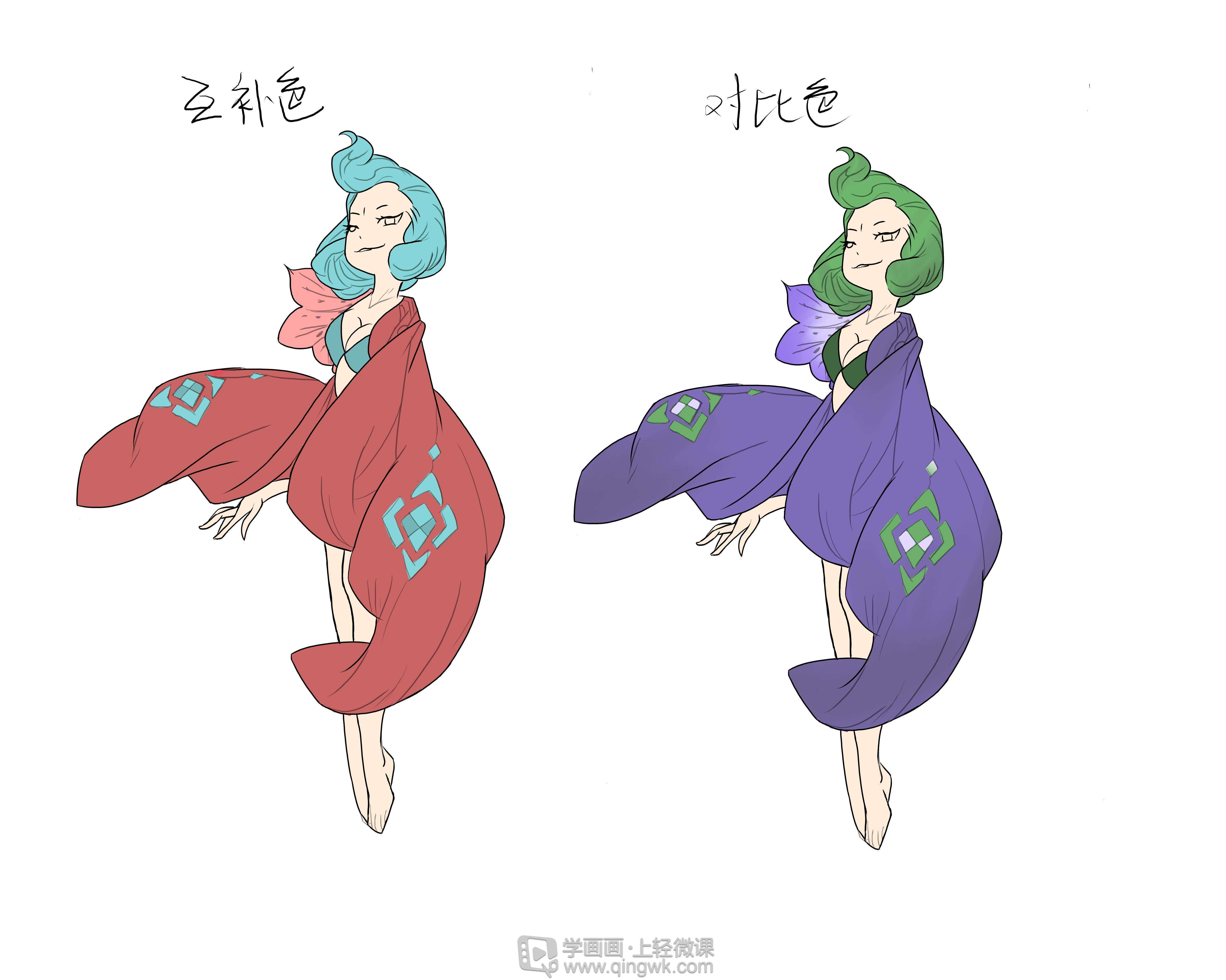 互补色和对比色的区别(对比色和互补色一样吗)