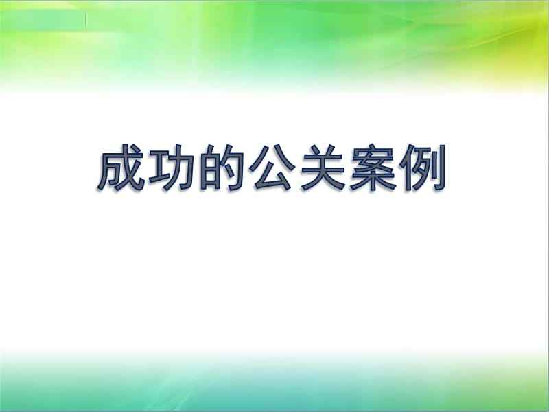 政府公关案例(政府公关案例PPT)