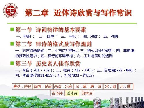 诗词写作入门