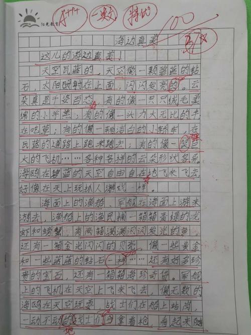 我和小优的写作文