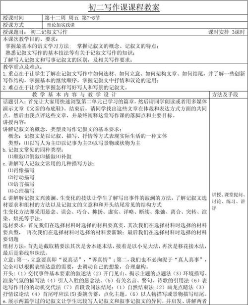 写作教案