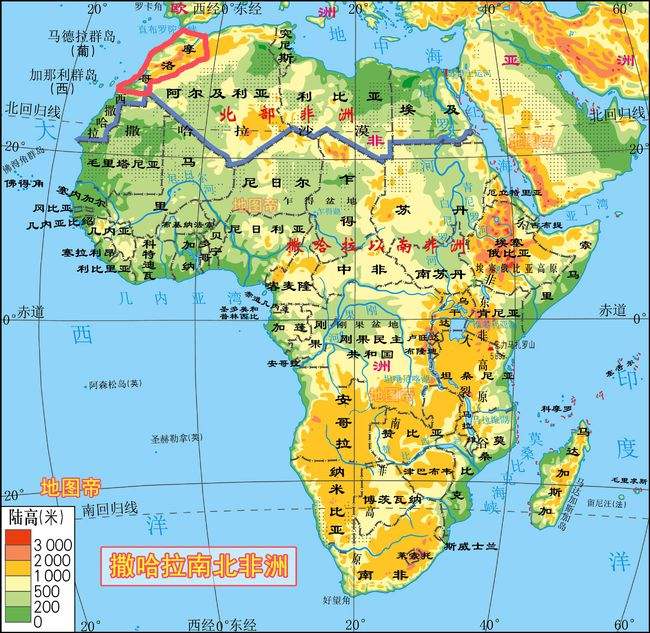 非洲包括哪些国家(非洲属于哪个国家)