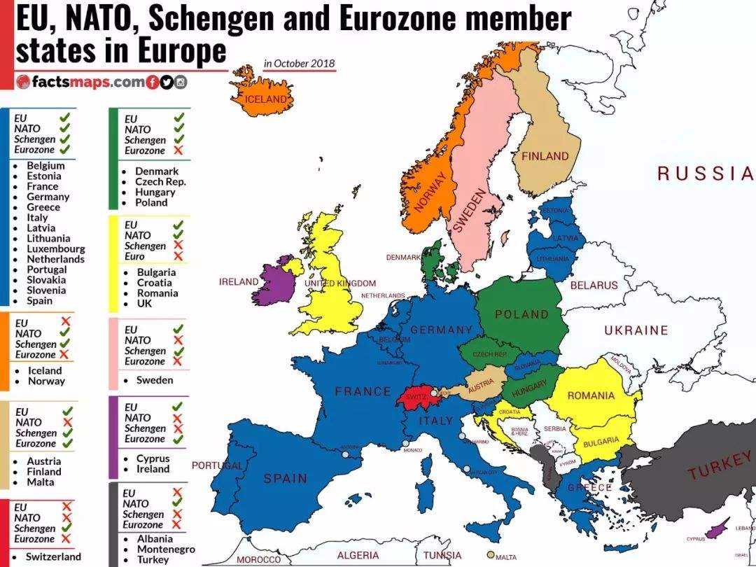 欧盟是哪几个国家(欧盟是哪几个国家北约又是哪几个国家)